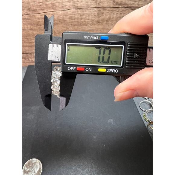 NEW Goshenite 5 stone Sterling silver ring size 8 - Picture 6 of 15